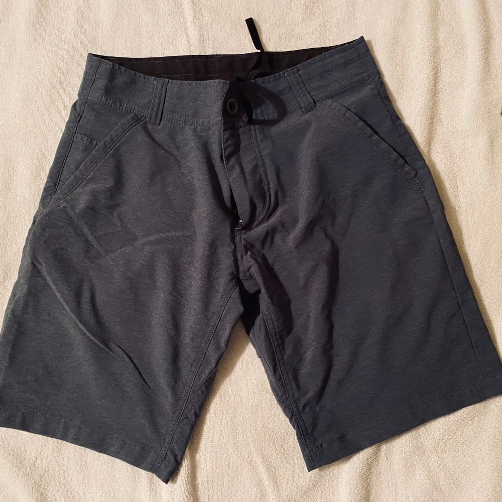 KUHL Shift shorts Athletic outdoor hiking hybrid shorts in steel Blue size 30
